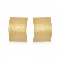 Brinco Quadrado Escovado