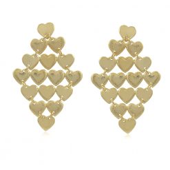 Brinco Malha de Coração