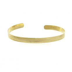 Bracelete liso fosco