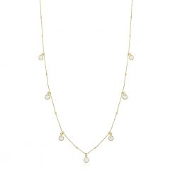 Colar círculos inspiração dourado