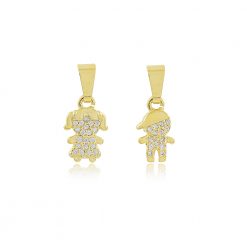 Pingente Filho Pequeno banhado em ouro