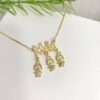 Colar Dourado Mãe/Filhos