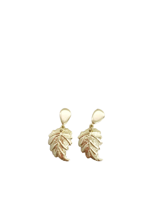 Brinco Dourado Folha