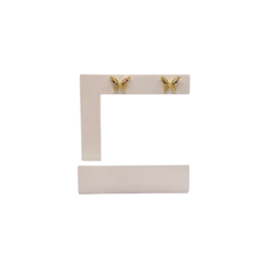 brinco de borboleta colorido