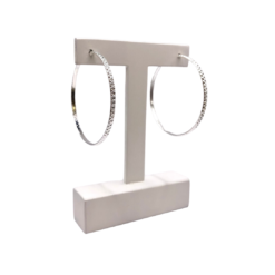 Argola Detalhes Cruzados