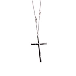 Colar de Cruz com Zircônias