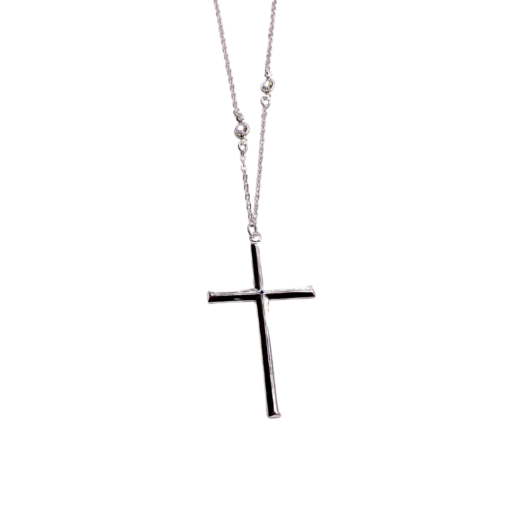 Colar de Cruz com Zircônias