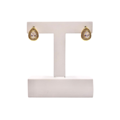 Brinco Gota Click Cravejado