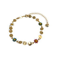 pulseira flores