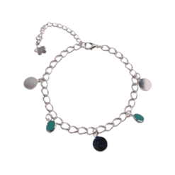 Pulseira Prata de Bolinhas