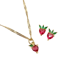 Conjunto Infantil de Morango