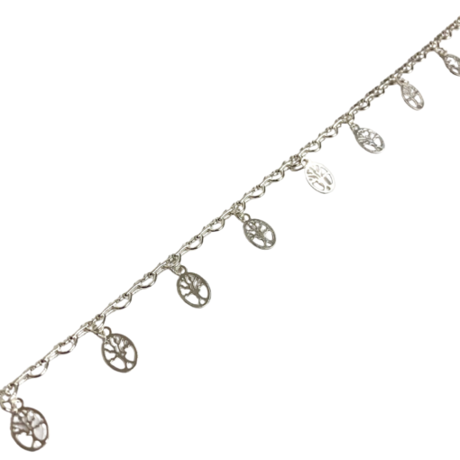 Pulseira Prata Árvore da Vida