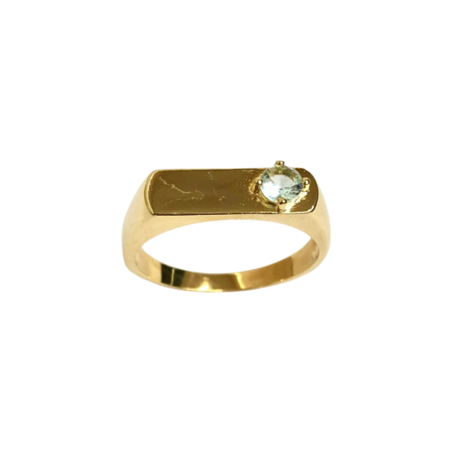Anel Reto com Zircônia - Image 3