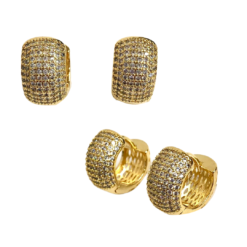 Argola Pequena Cravejada