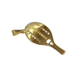 Pingente 'Beach Tennis' Dourado